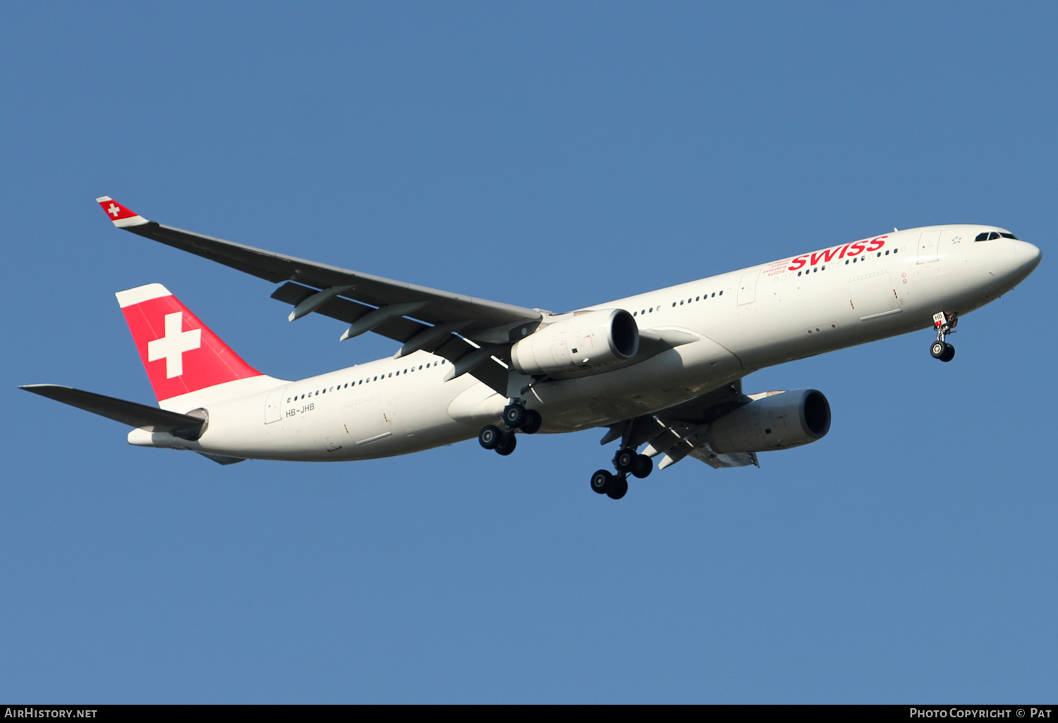Aircraft Photo of HB-JHB | Airbus A330-343 | Swiss International Air Lines | AirHistory.net #260952