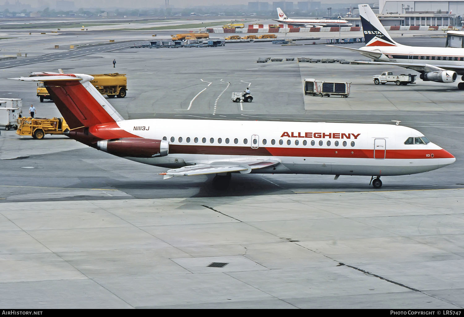 Aircraft Photo of N1113J | BAC 111-204AF One-Eleven | Allegheny Airlines | AirHistory.net #260958