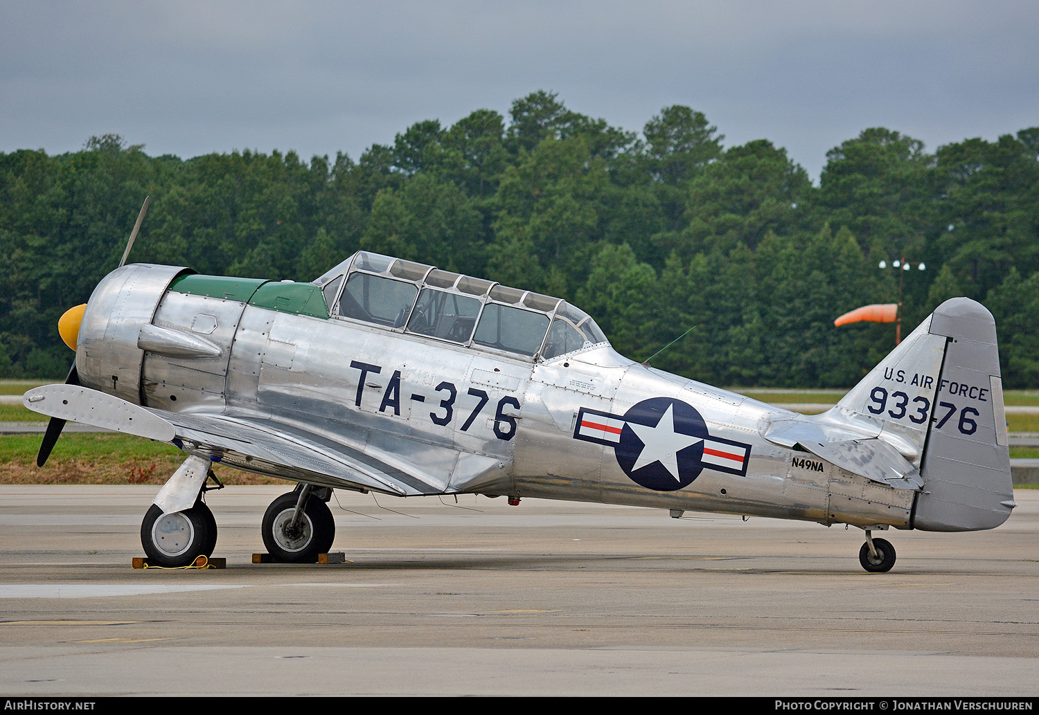 Aircraft Photo of N49NA / 93376 | North American T-6G Texan | USA - Air Force | AirHistory.net #260965