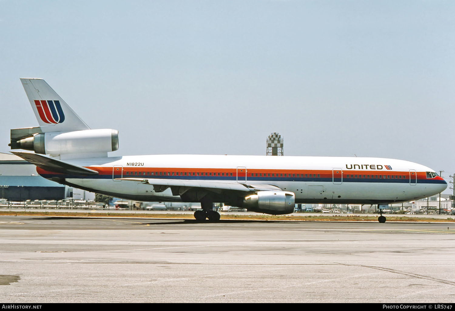 Aircraft Photo of N1822U | McDonnell Douglas DC-10-10 | United Airlines | AirHistory.net #260967