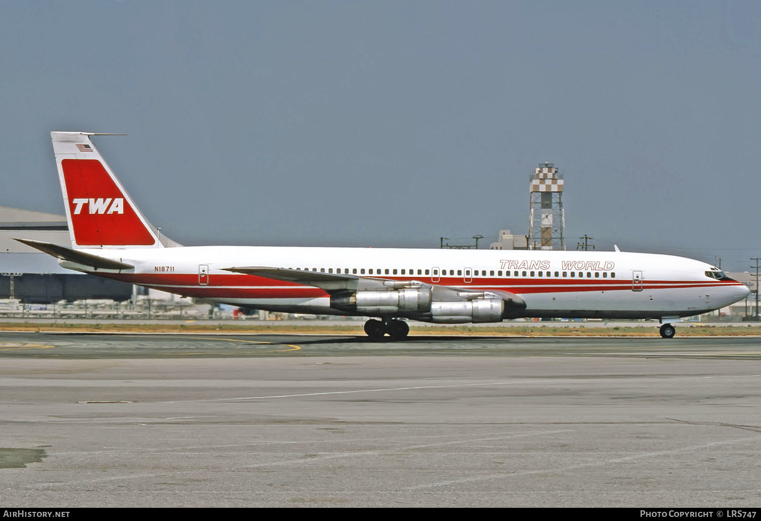 Aircraft Photo of N18711 | Boeing 707-331B | Trans World Airlines - TWA | AirHistory.net #260972