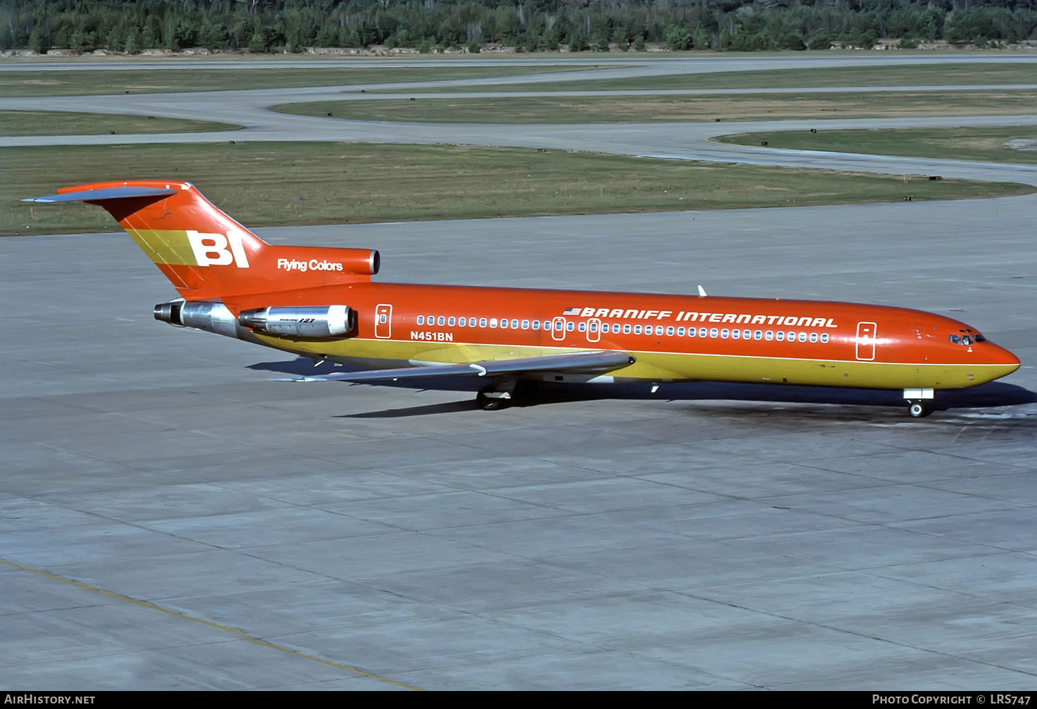 Aircraft Photo of N451BN | Boeing 727-227/Adv | Braniff International Airways | AirHistory.net #260973