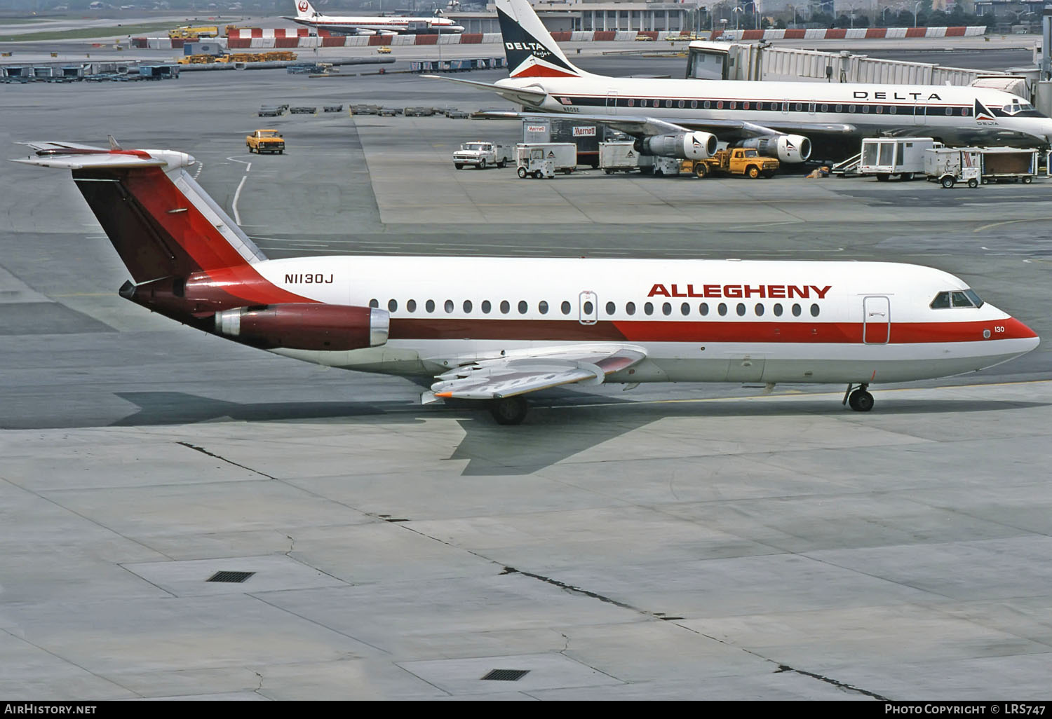 Aircraft Photo of N1130J | BAC 111-215AU One-Eleven | Allegheny Airlines | AirHistory.net #260976