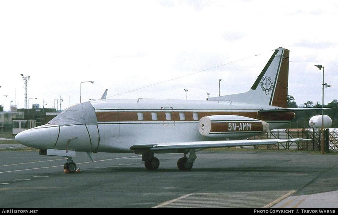Aircraft Photo of 5N-AMM | North American Rockwell NA-380 Sabreliner 80 | Dantata Group | AirHistory.net #260996