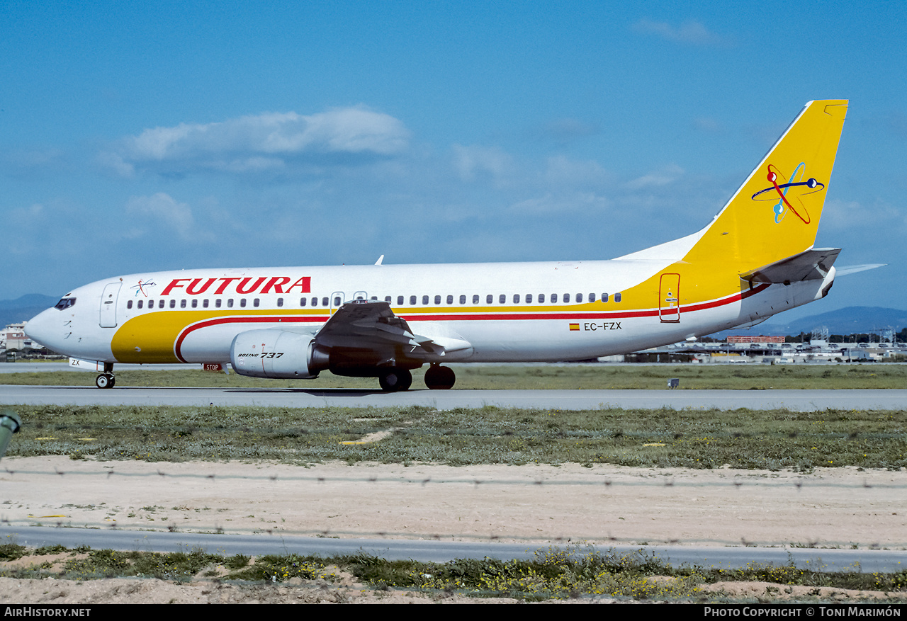 Aircraft Photo of EC-FZX | Boeing 737-4Y0 | Futura International Airways | AirHistory.net #260997