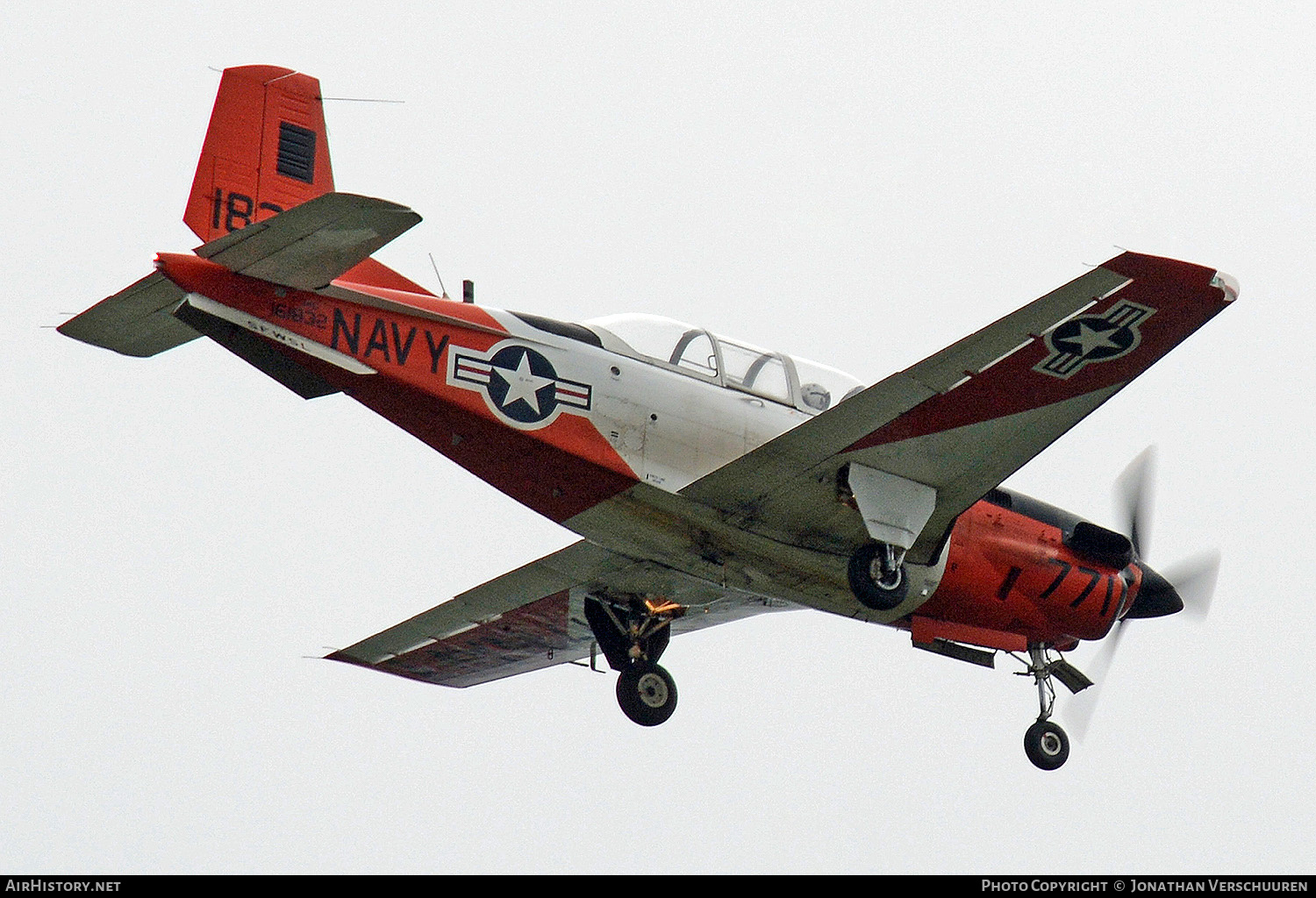 Aircraft Photo of 161832 | Beech T-34C Turbo Mentor (45) | USA - Navy | AirHistory.net #261004