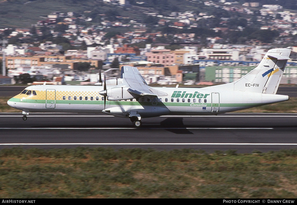 Aircraft Photo of EC-FIV | ATR ATR-72-201 | Binter Canarias | AirHistory.net #261006