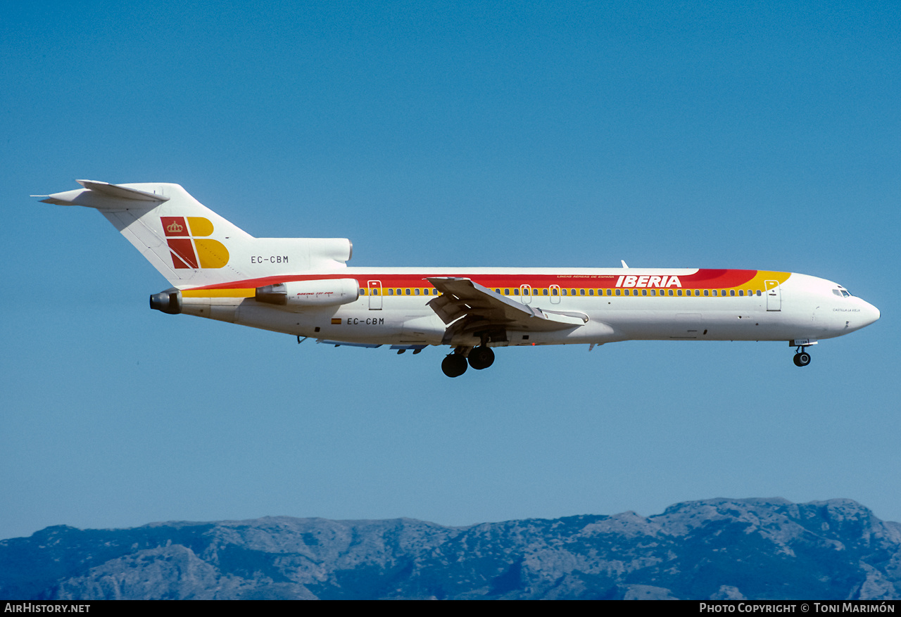 Aircraft Photo of EC-CBM | Boeing 727-256/Adv | Iberia | AirHistory.net #261014