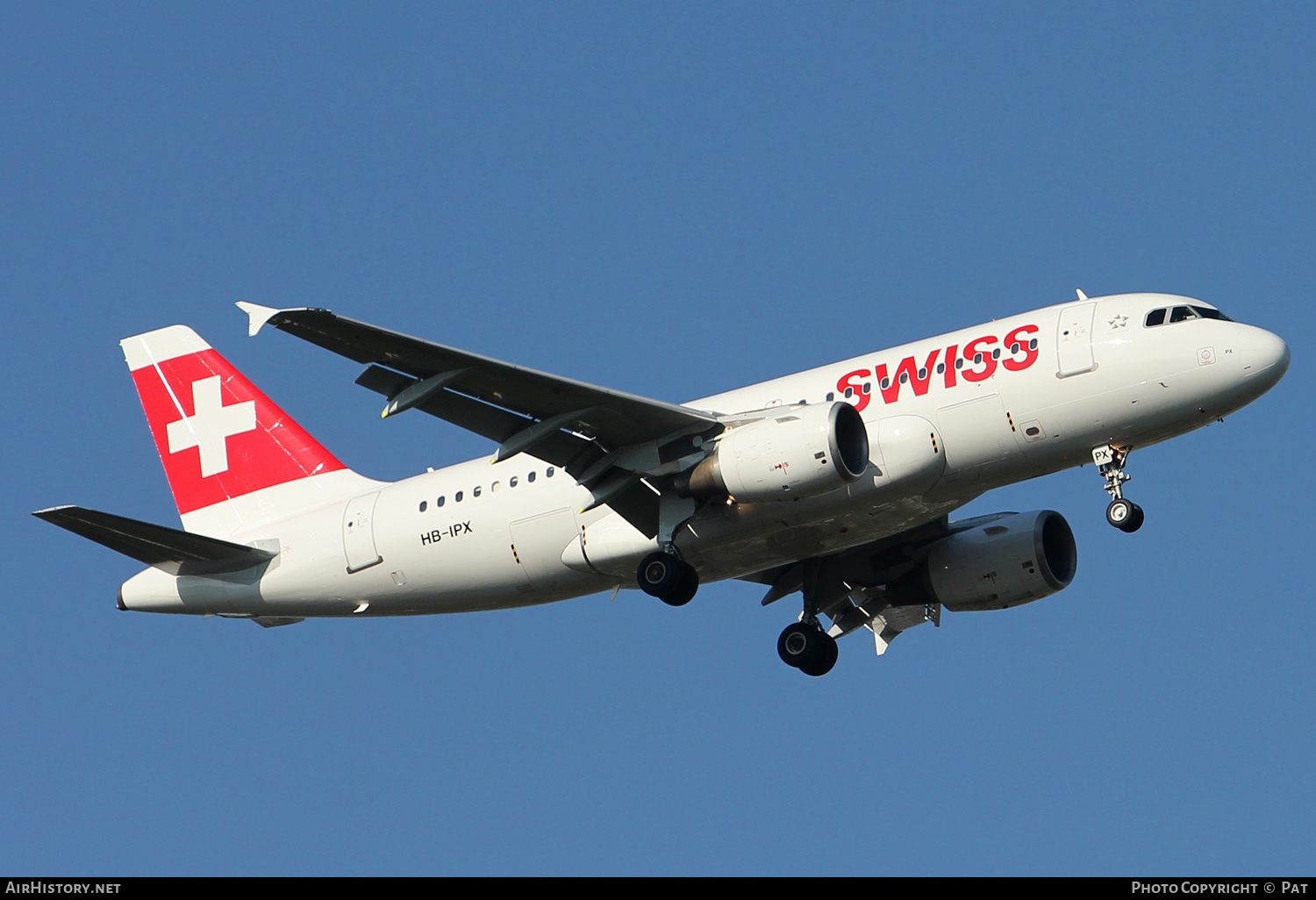 Aircraft Photo of HB-IPX | Airbus A319-112 | Swiss International Air Lines | AirHistory.net #261019