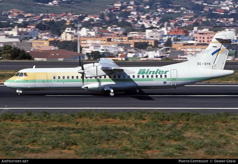 Aircraft Photo of EC-EYK | ATR ATR-72-202 | Binter Canarias | AirHistory.net #261029
