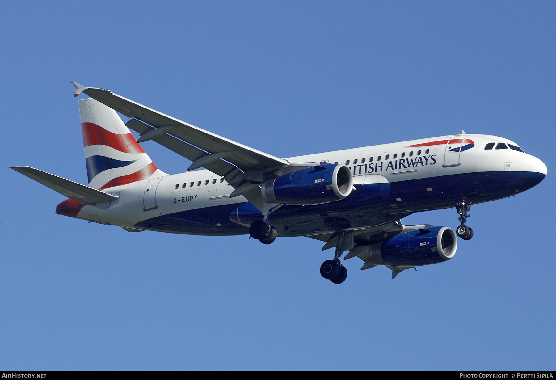Aircraft Photo of G-EUPY | Airbus A319-131 | British Airways | AirHistory.net #261041