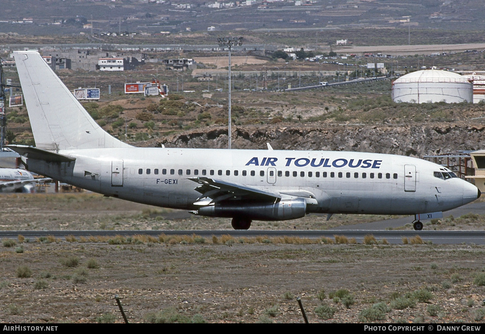 Aircraft Photo of F-GEXI | Boeing 737-2L9/Adv | Air Toulouse | AirHistory.net #261053
