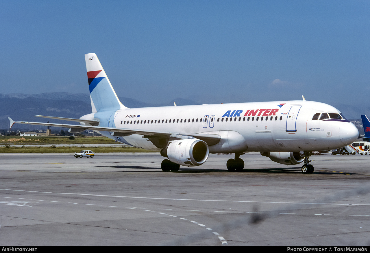 Aircraft Photo of F-GHQM | Airbus A320-211 | Air Inter | AirHistory.net #261055