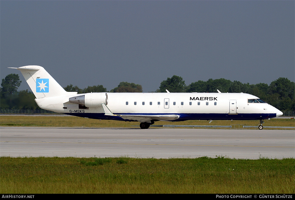 Aircraft Photo of G-MSKS | Bombardier CRJ-200LR (CL-600-2B19) | Maersk Air | AirHistory.net #261092