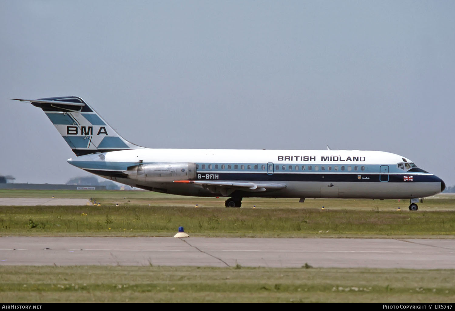 Aircraft Photo of G-BFIH | Douglas DC-9-15 | British Midland Airways - BMA | AirHistory.net #261104
