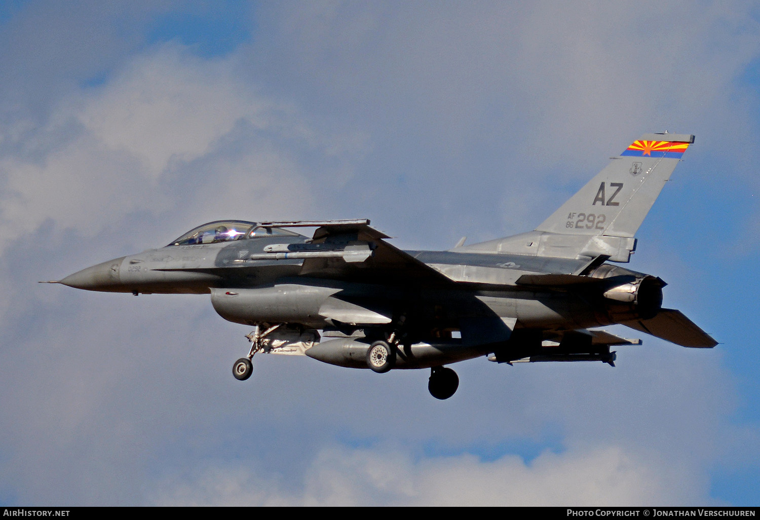 Aircraft Photo of 86-0292 / AF86-292 | General Dynamics F-16C Fighting Falcon | USA - Air Force | AirHistory.net #261115