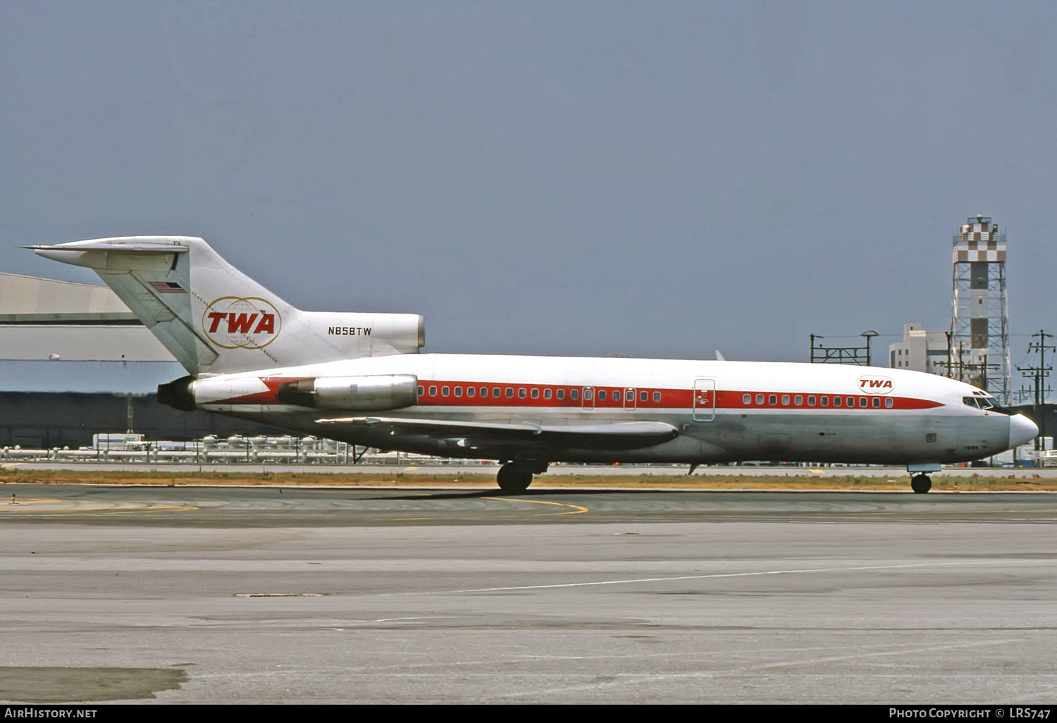 Aircraft Photo of N858TW | Boeing 727-31 | Trans World Airlines - TWA | AirHistory.net #261130