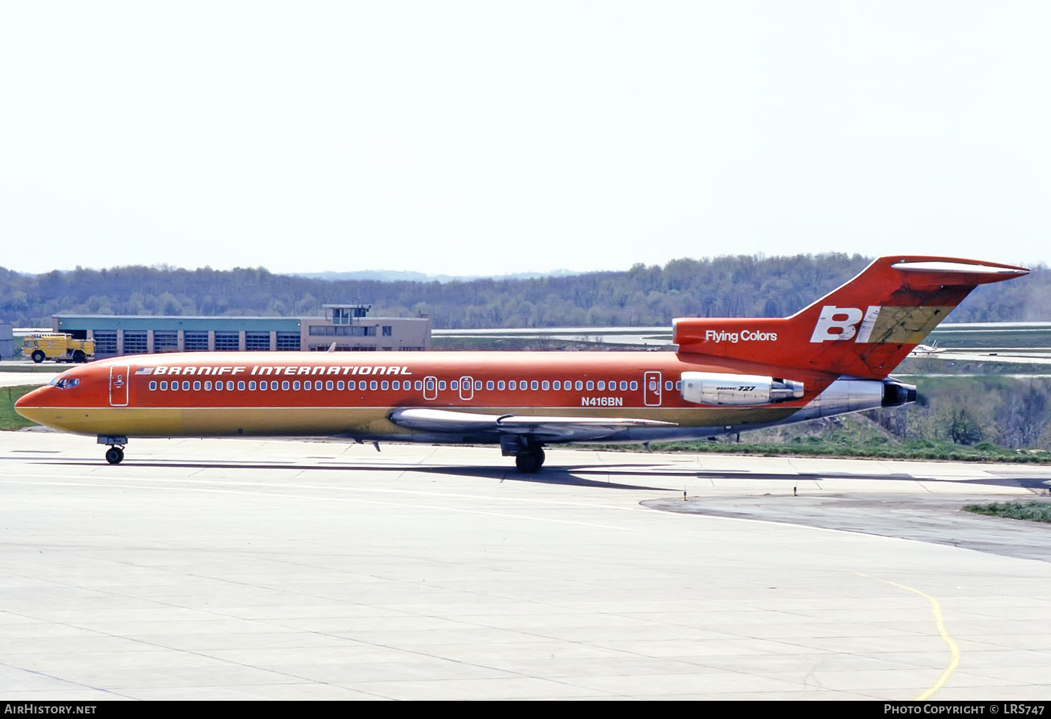 Aircraft Photo of N416BN | Boeing 727-227/Adv | Braniff International Airways | AirHistory.net #261147