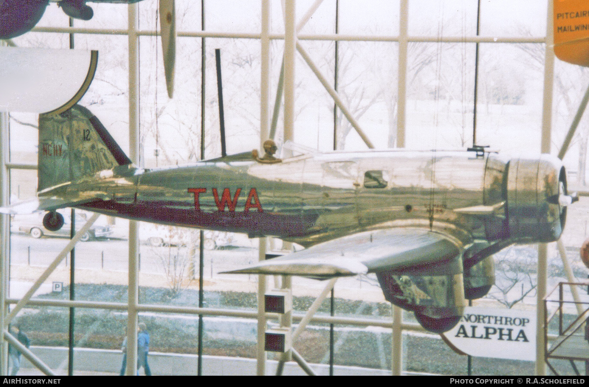 Aircraft Photo of N11Y / NC11Y | Northrop Alpha 4A | Trans World Airlines - TWA | AirHistory.net #261168