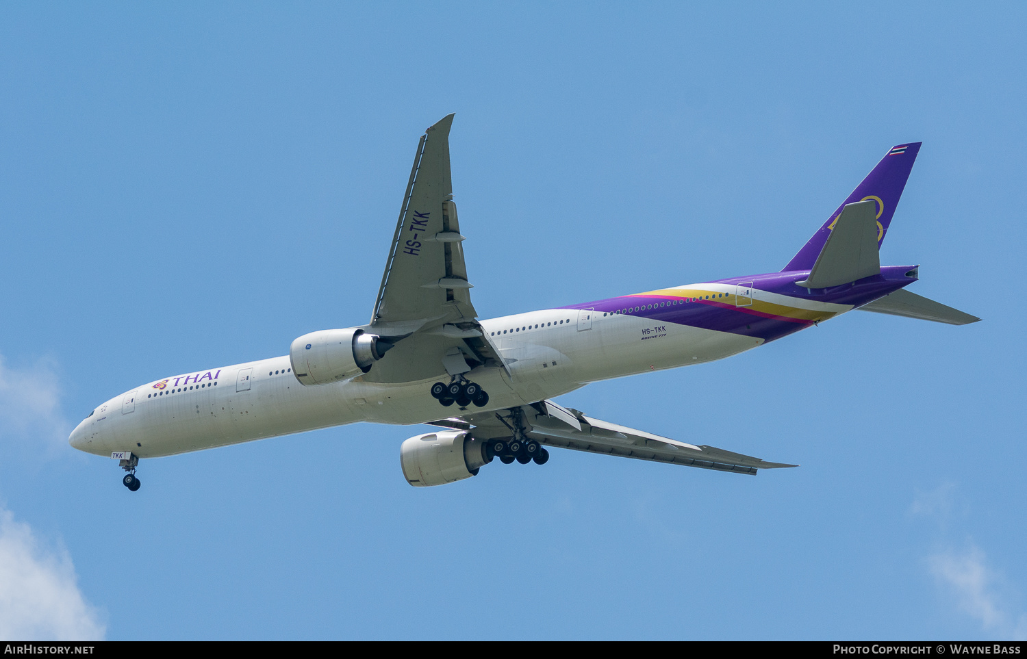 Aircraft Photo of HS-TKK | Boeing 777-3AL/ER | Thai Airways International | AirHistory.net #261175