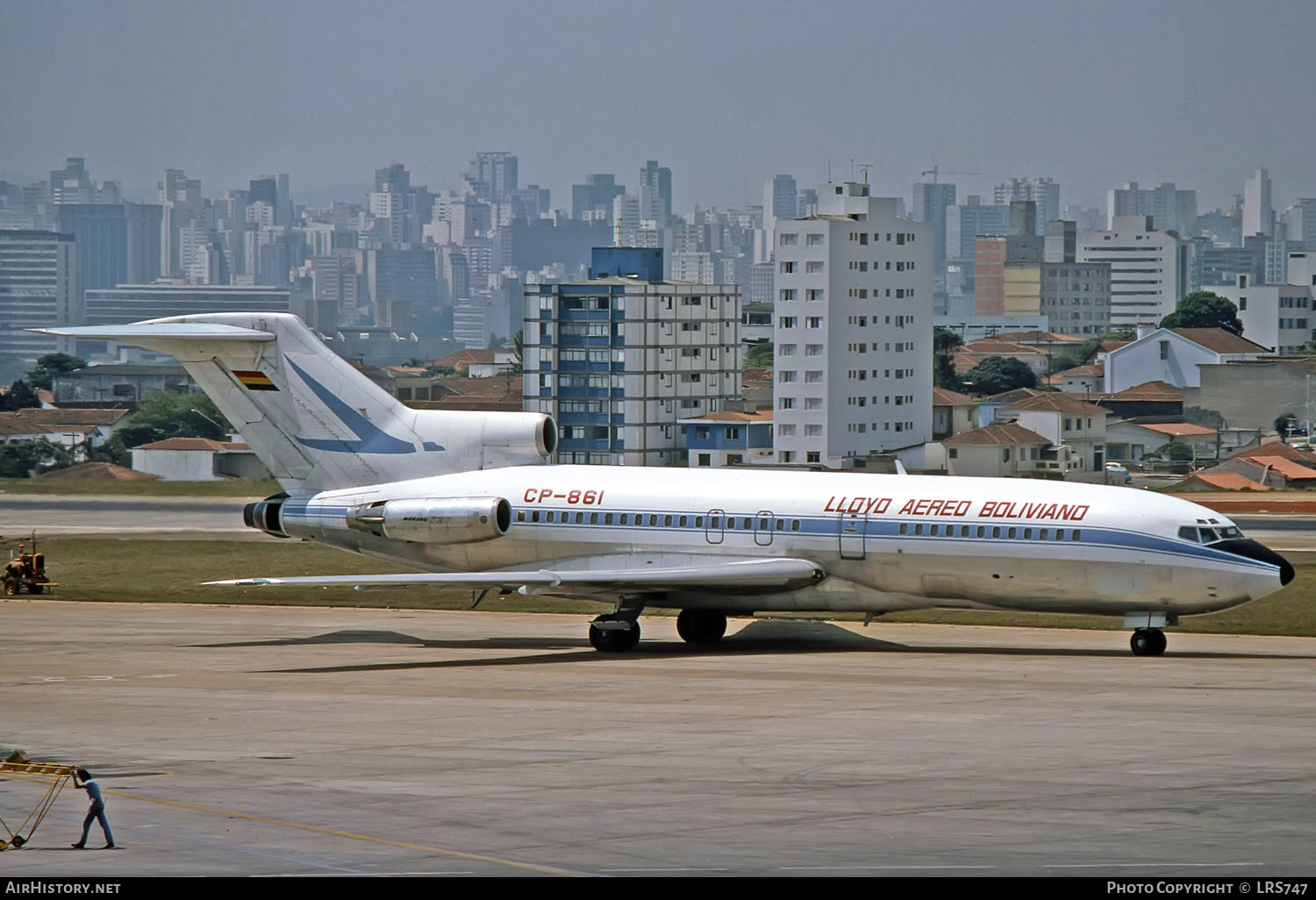 Aircraft Photo of CP-861 | Boeing 727-1A0 | Lloyd Aereo Boliviano - LAB | AirHistory.net #261208