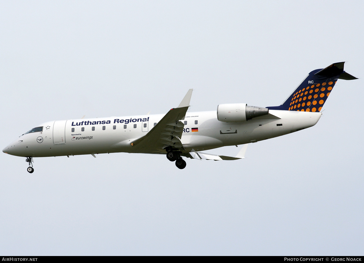 Aircraft Photo of D-ACRC | Bombardier CRJ-200ER (CL-600-2B19) | Lufthansa Regional | AirHistory.net #261225