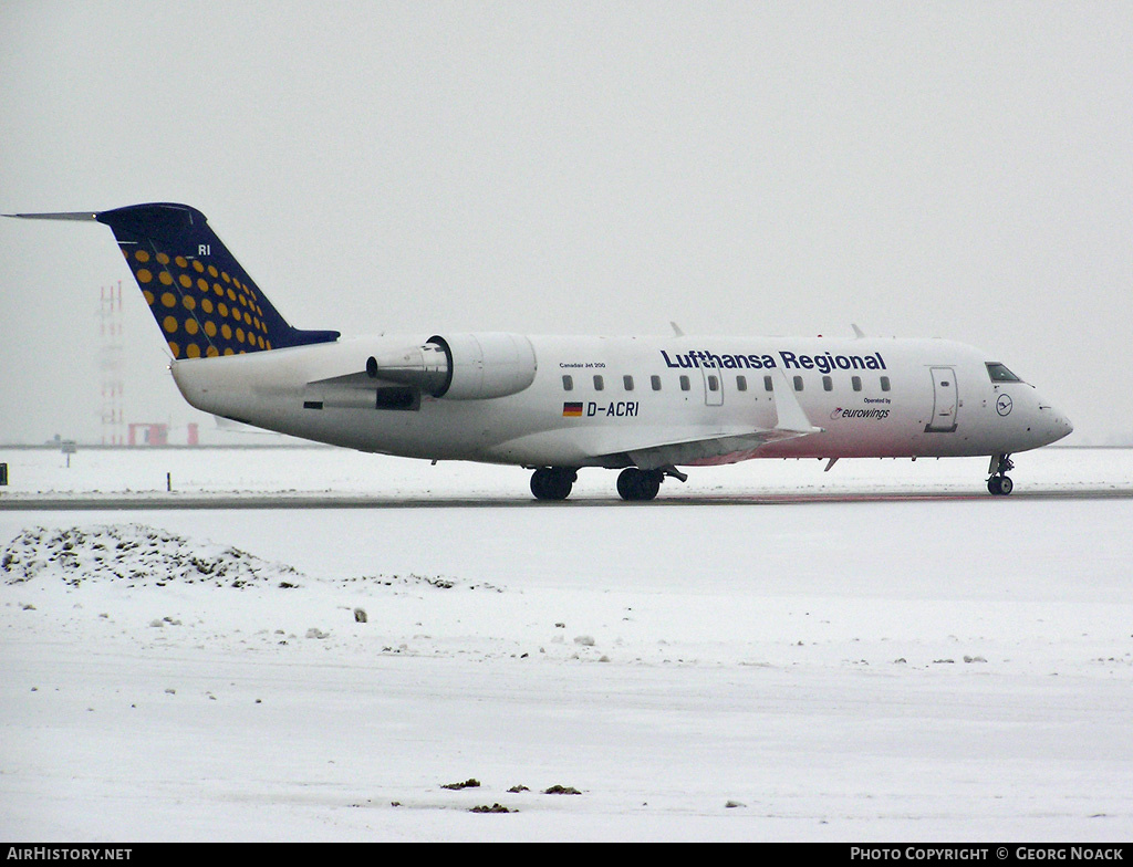 Aircraft Photo of D-ACRI | Bombardier CRJ-200ER (CL-600-2B19) | Lufthansa Regional | AirHistory.net #261227