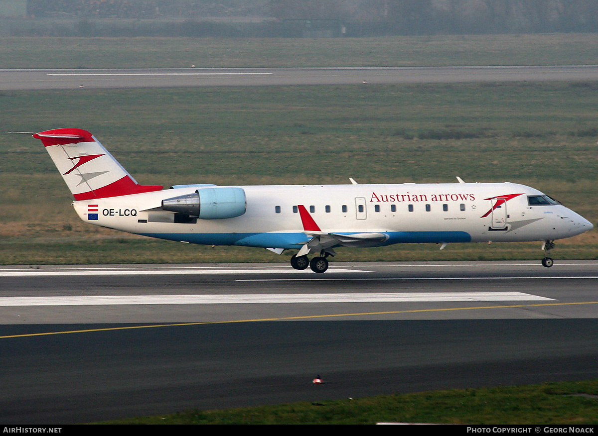 Aircraft Photo of OE-LCQ | Bombardier CRJ-200ER (CL-600-2B19) | Austrian Arrows | AirHistory.net #261228