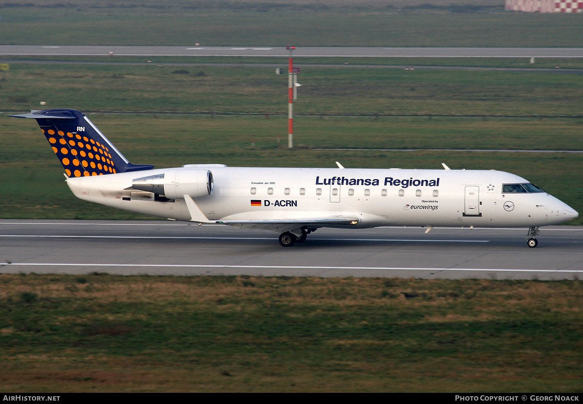 Aircraft Photo of D-ACRN | Bombardier CRJ-200LR (CL-600-2B19) | Lufthansa Regional | AirHistory.net #261235