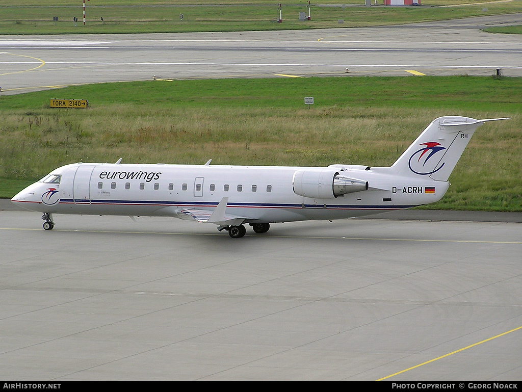 Aircraft Photo of D-ACRH | Bombardier CRJ-200LR (CL-600-2B19) | Eurowings | AirHistory.net #261242