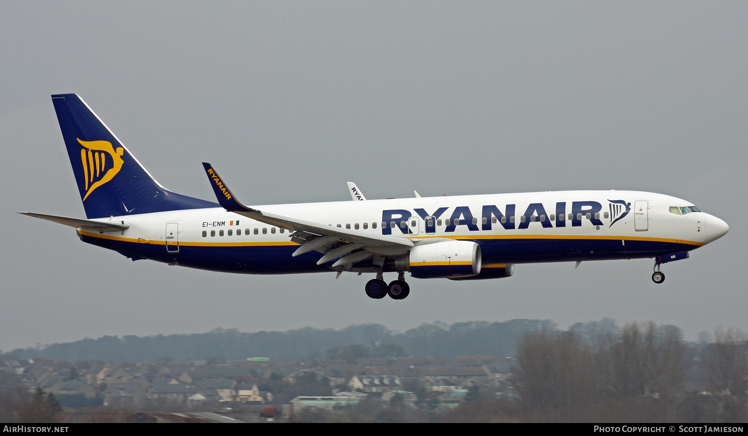 Aircraft Photo of EI-ENM | Boeing 737-8AS | Ryanair | AirHistory.net #261246