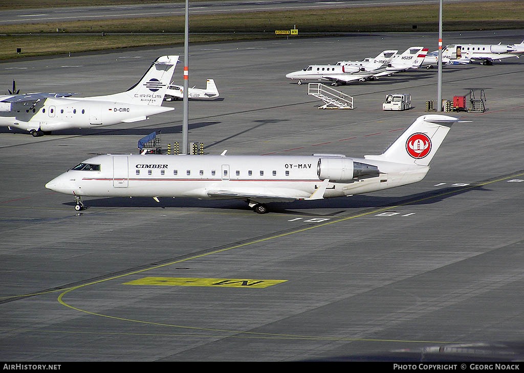 Aircraft Photo of OY-MAV | Bombardier CRJ-200LR (CL-600-2B19) | Cimber Air | AirHistory.net #261247