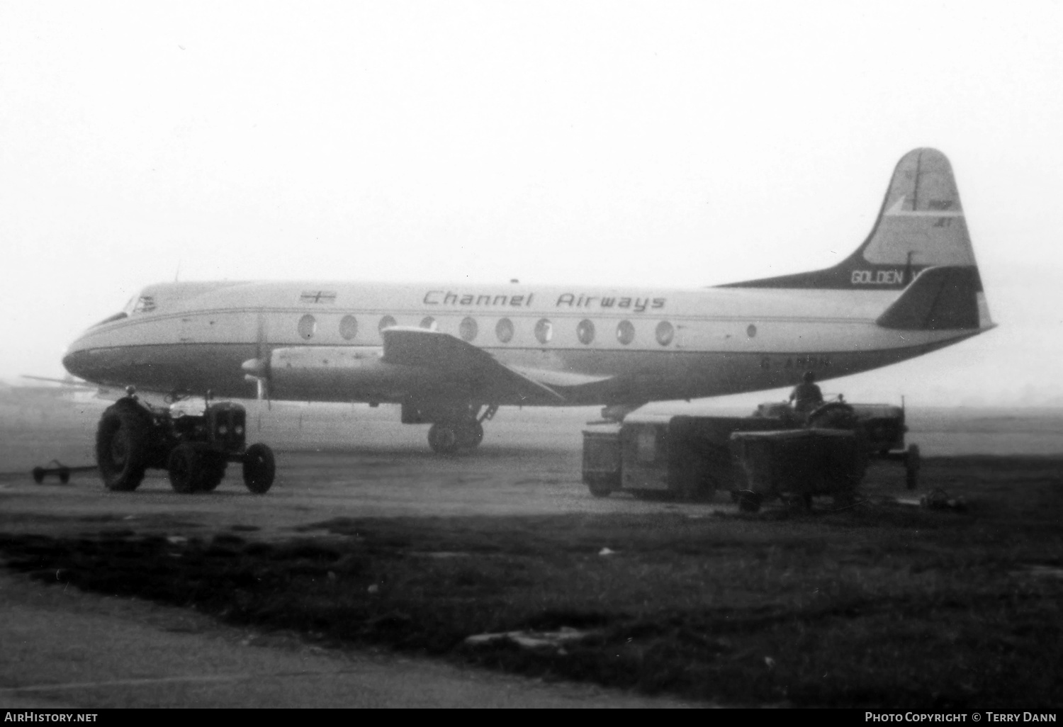 Aircraft Photo of G-AMOH | Vickers 701 Viscount | Channel Airways | AirHistory.net #261255