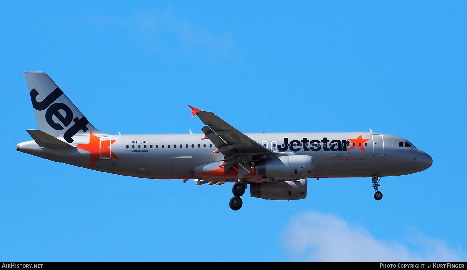 Aircraft Photo of VH-JQL | Airbus A320-232 | Jetstar Airways | AirHistory.net #261262