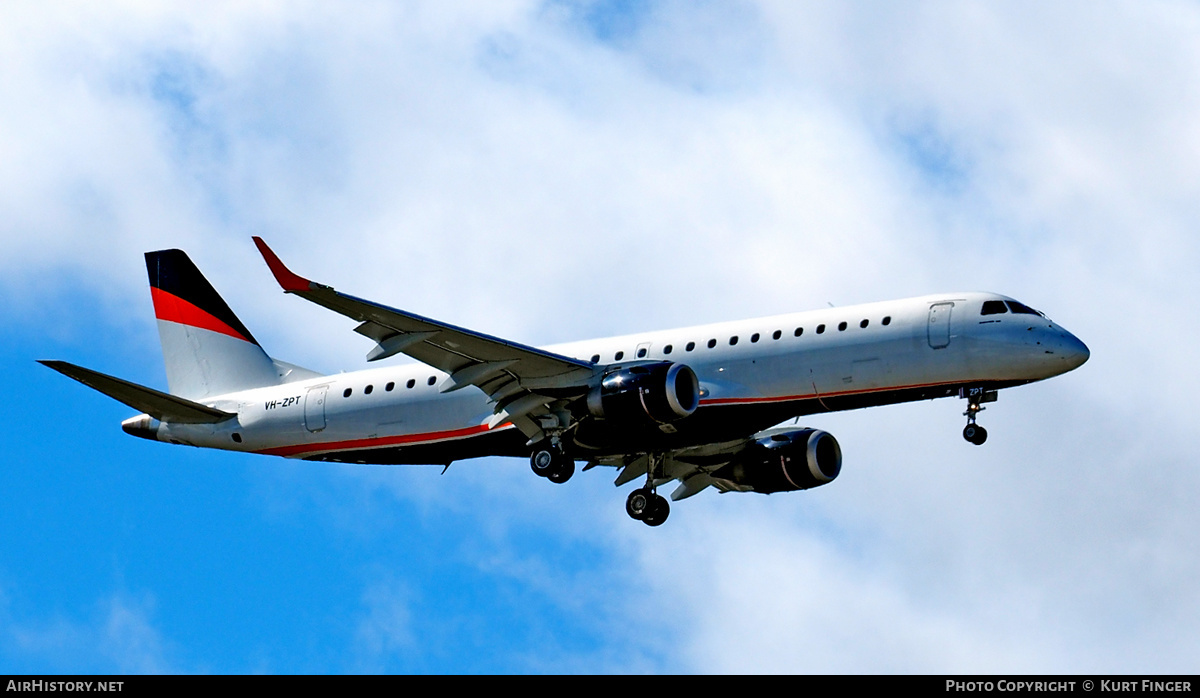 Aircraft Photo of VH-ZPT | Embraer 190AR (ERJ-190-100IGW) | AirHistory.net #261268