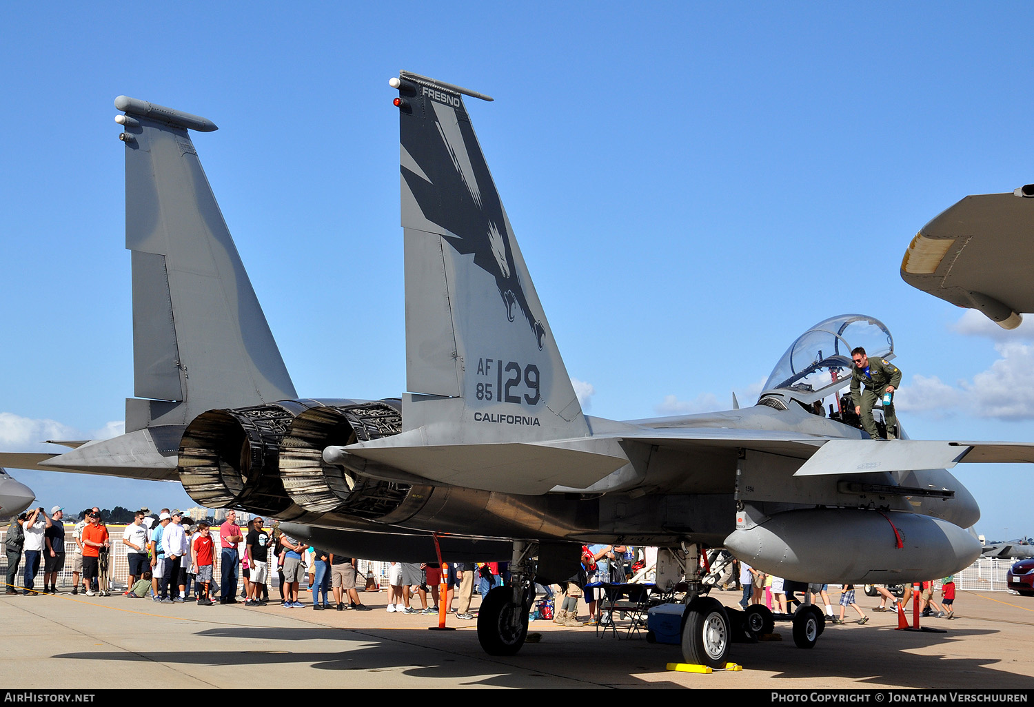 Aircraft Photo of 85-0129 / AF85-129 | McDonnell Douglas F-15D Eagle | USA - Air Force | AirHistory.net #261281