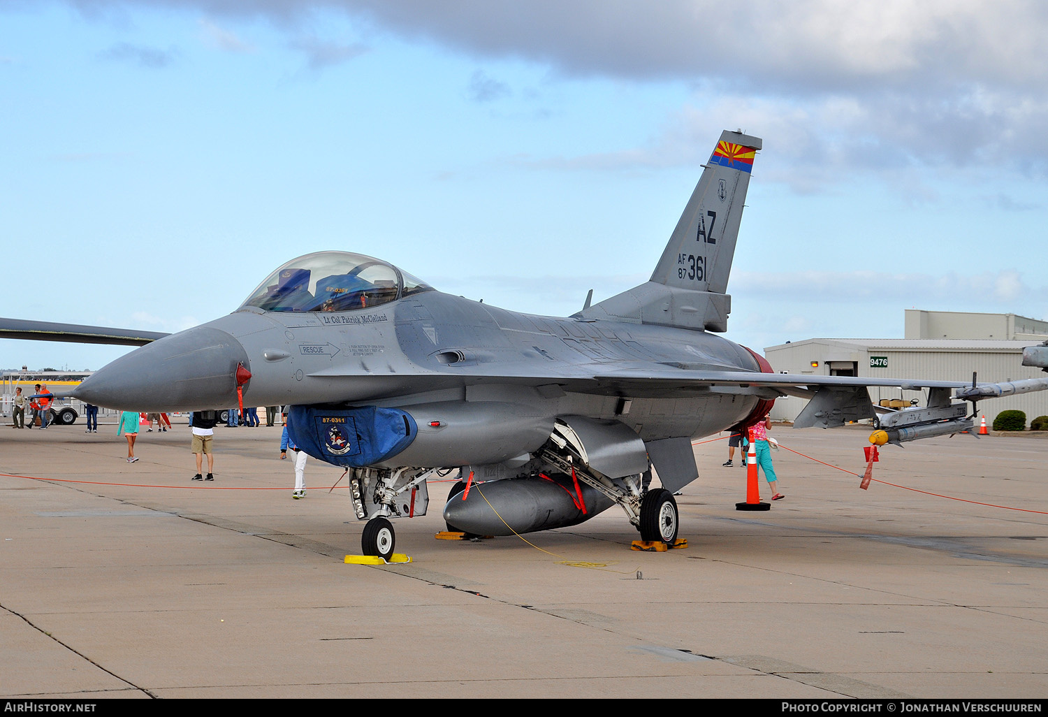 Aircraft Photo of 87-0361 / AF87-361 | General Dynamics F-16CM Fighting Falcon | USA - Air Force | AirHistory.net #261282