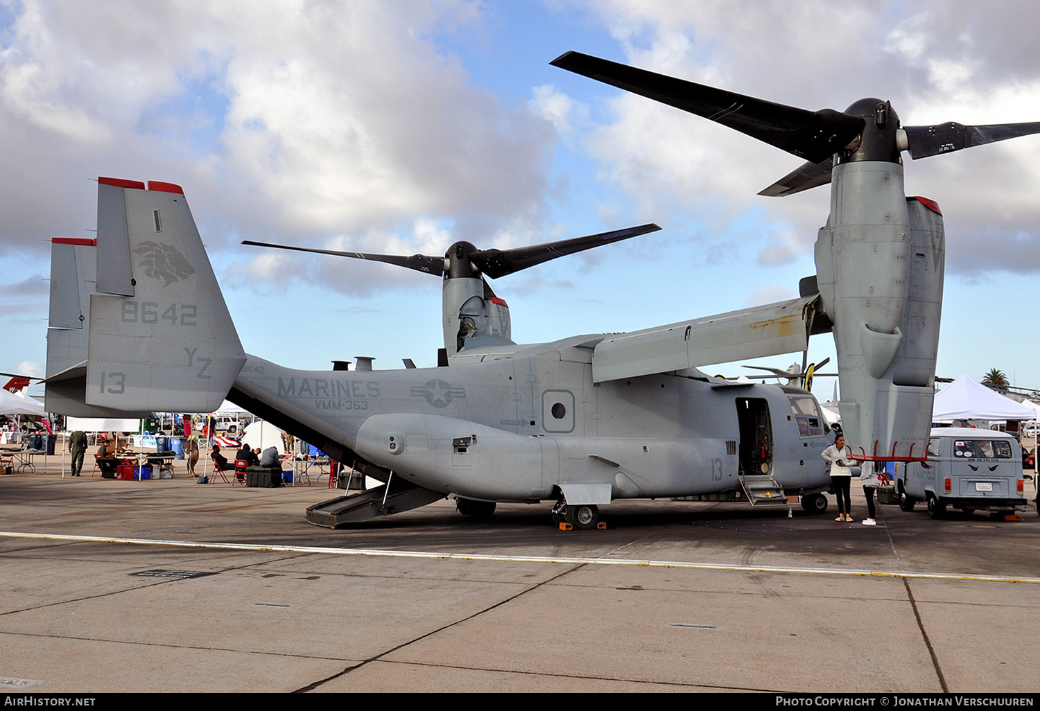 Aircraft Photo of 168642 / 8642 | Bell-Boeing MV-22B Osprey | USA - Marines | AirHistory.net #261307