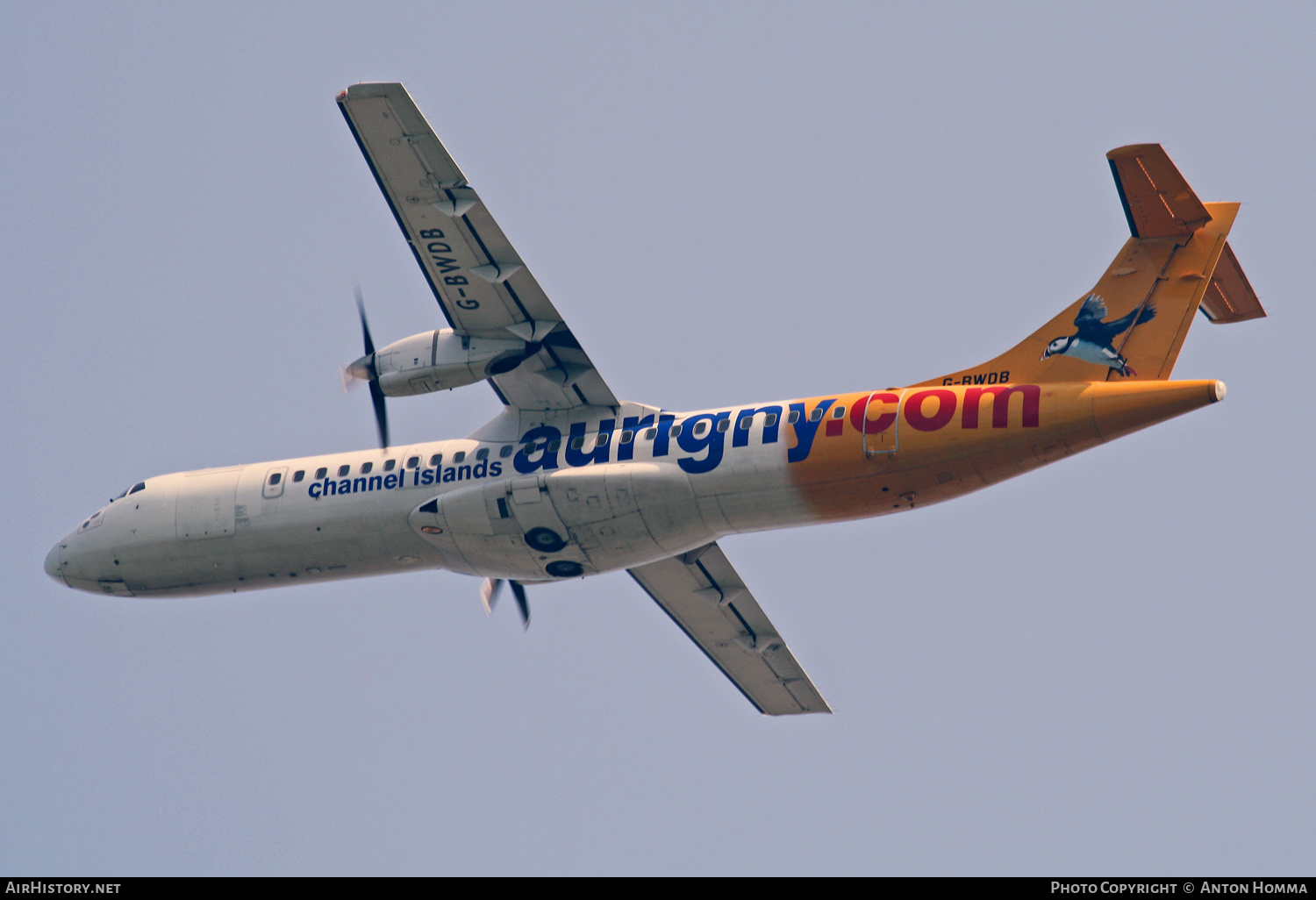 Aircraft Photo of G-BWDB | ATR ATR-72-202 | Aurigny Air Services | AirHistory.net #261330