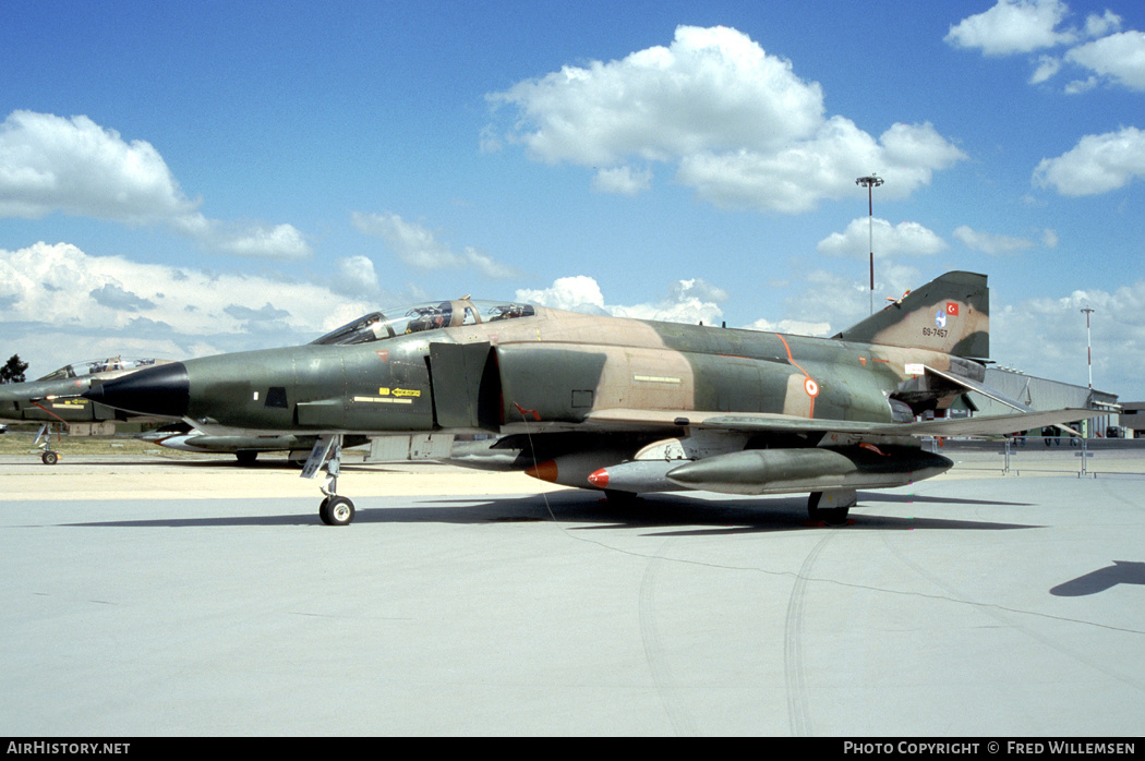 Aircraft Photo of 69-7457 | McDonnell Douglas RF-4E Phantom II | Turkey - Air Force | AirHistory.net #261350