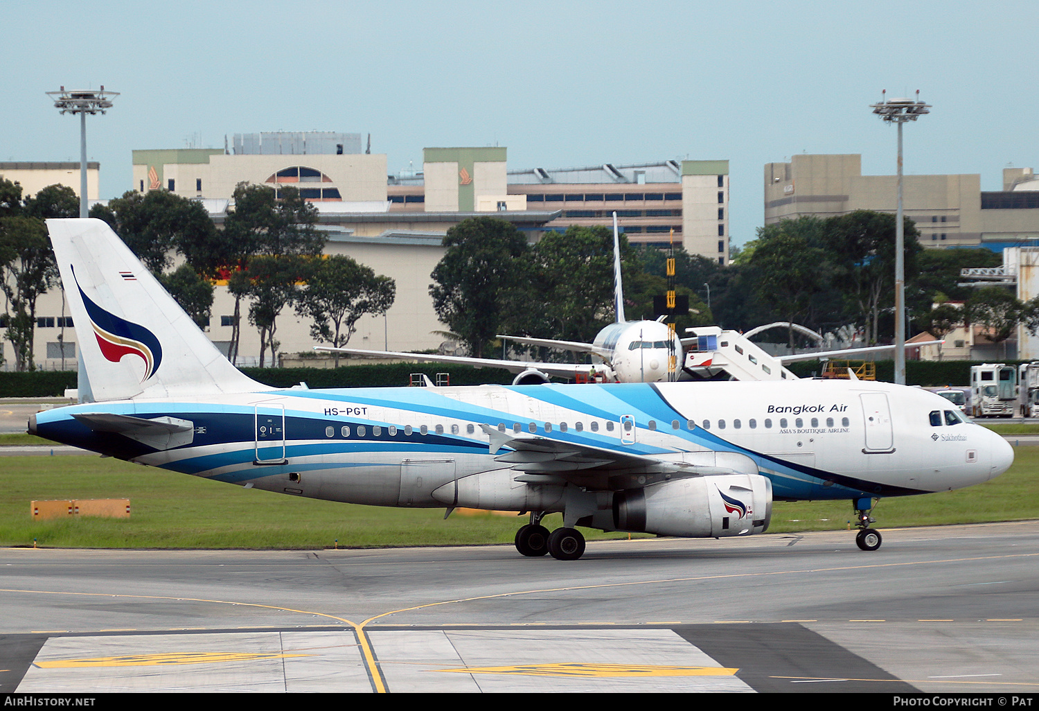 Aircraft Photo of HS-PGT | Airbus A319-132 | Bangkok Airways | AirHistory.net #261377