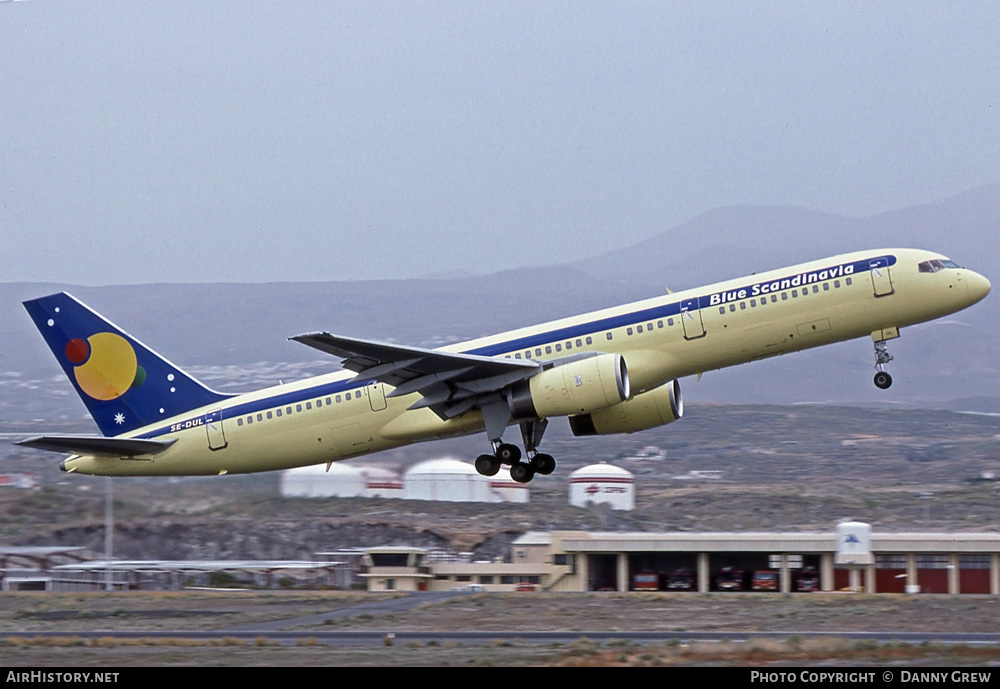 Aircraft Photo of SE-DUL | Boeing 757-2Y0 | Blue Scandinavia | AirHistory.net #261390