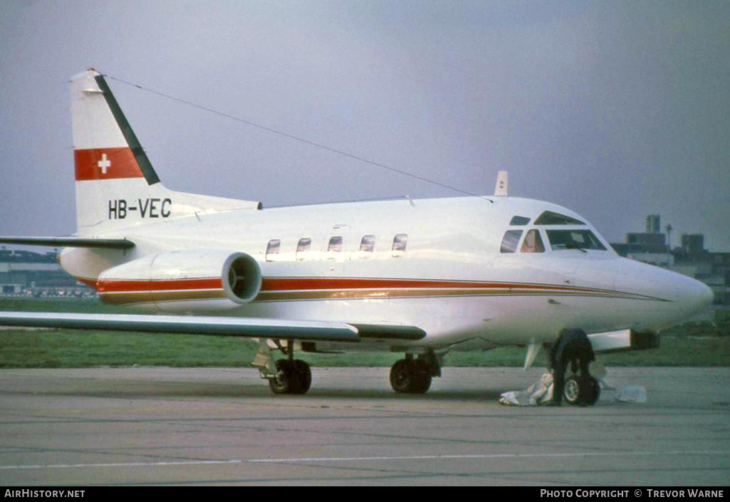 Aircraft Photo of HB-VEC | North American Rockwell NA-380 Sabreliner 75A | AirHistory.net #261397