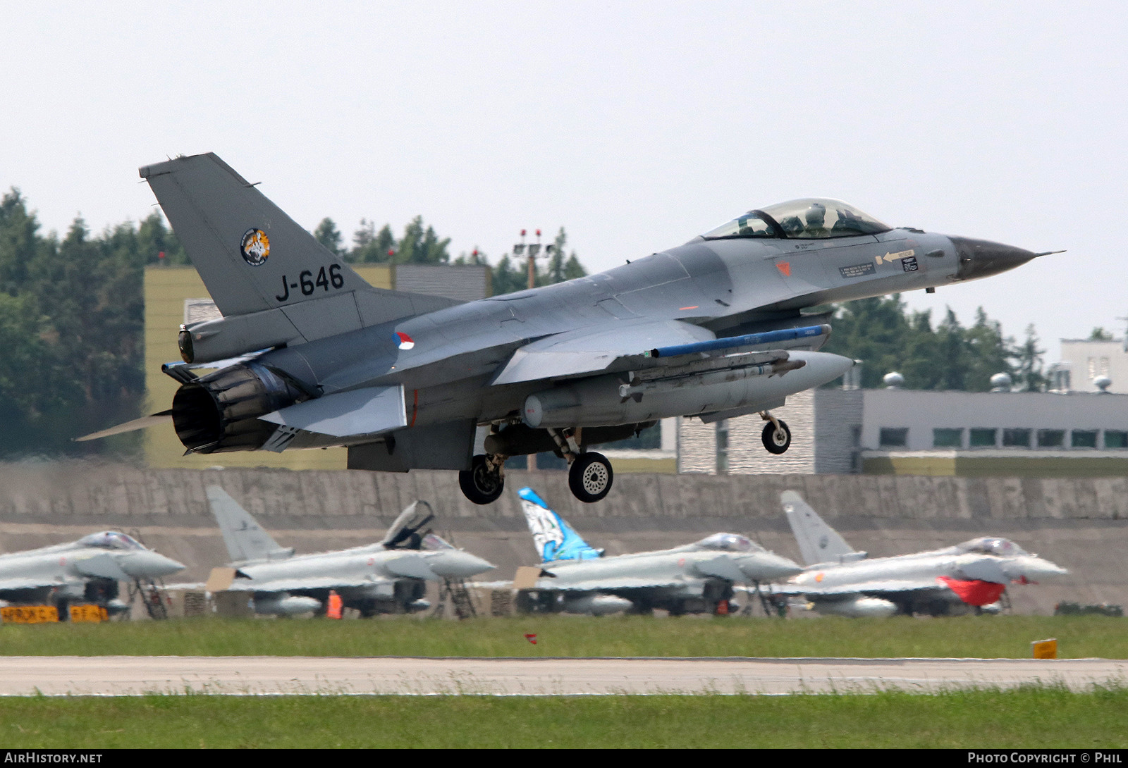 Aircraft Photo of J-646 | General Dynamics F-16AM Fighting Falcon | Netherlands - Air Force | AirHistory.net #261407