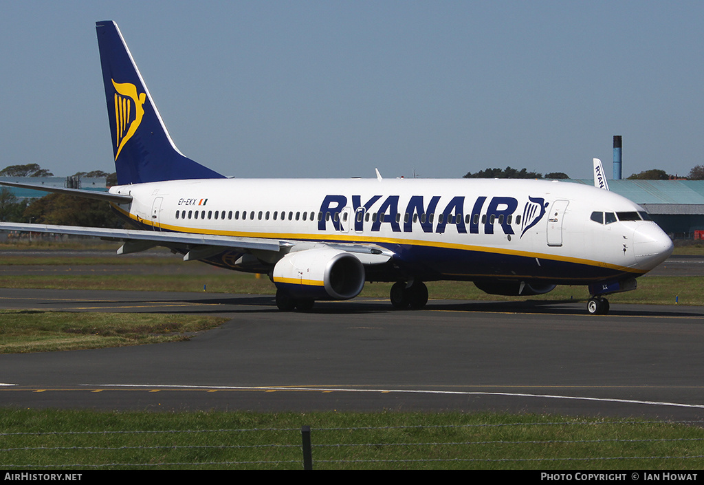 Aircraft Photo of EI-EKX | Boeing 737-8AS | Ryanair | AirHistory.net #261427