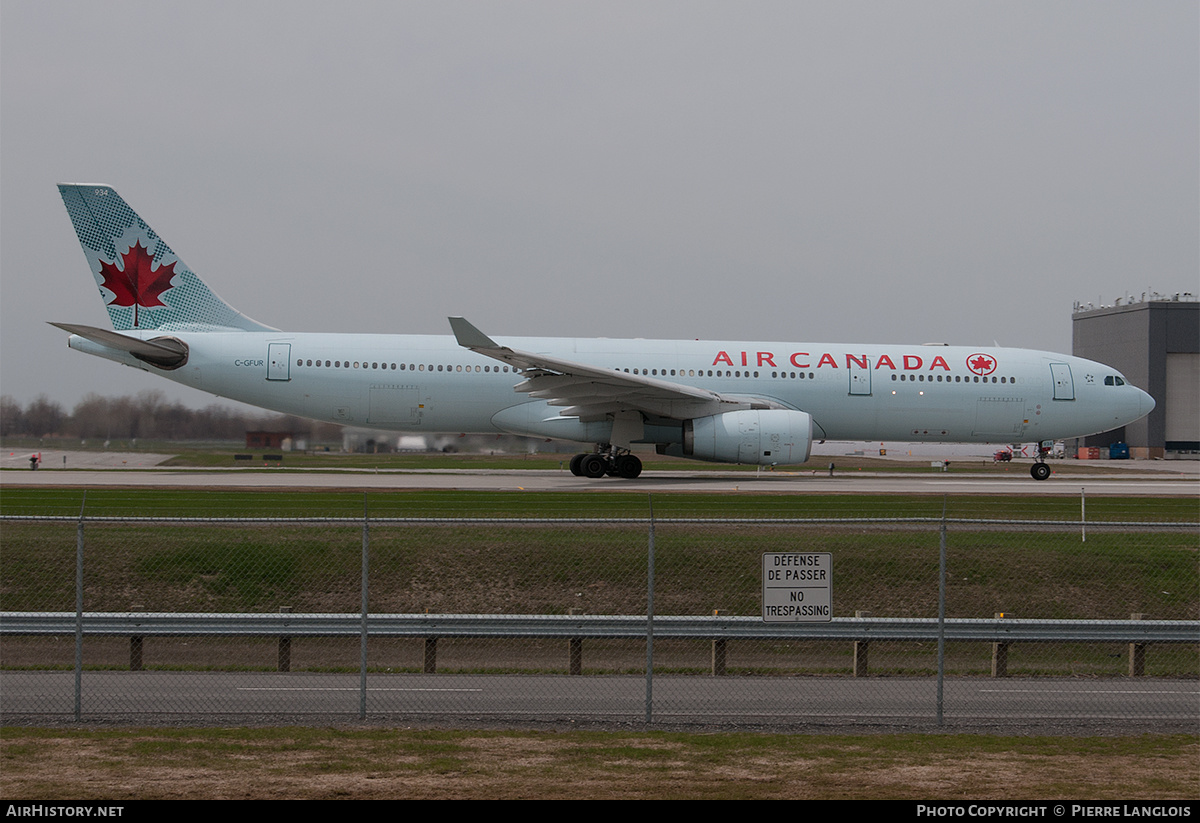 Aircraft Photo of C-GFUR | Airbus A330-343 | Air Canada | AirHistory.net #261445