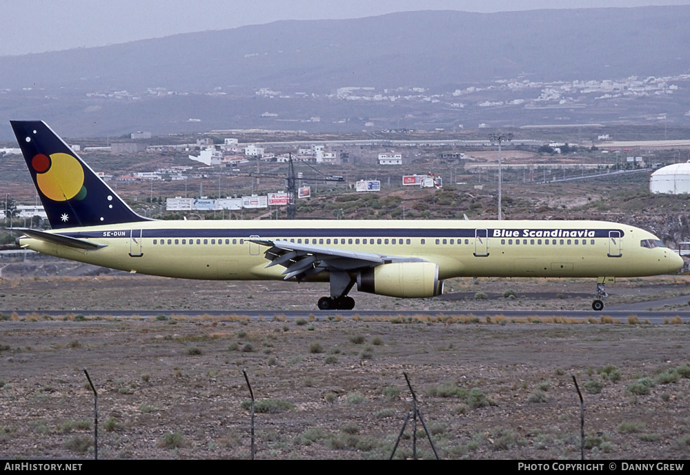 Aircraft Photo of SE-DUN | Boeing 757-225 | Blue Scandinavia | AirHistory.net #261461