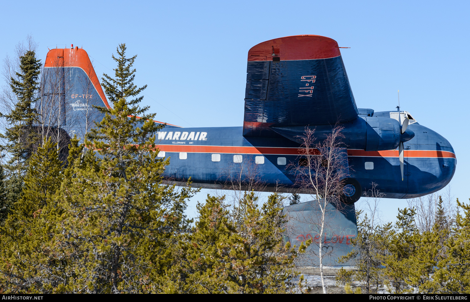 Aircraft Photo of CF-TFX | Bristol 170 Freighter Mk31 | Wardair Canada | AirHistory.net #261486