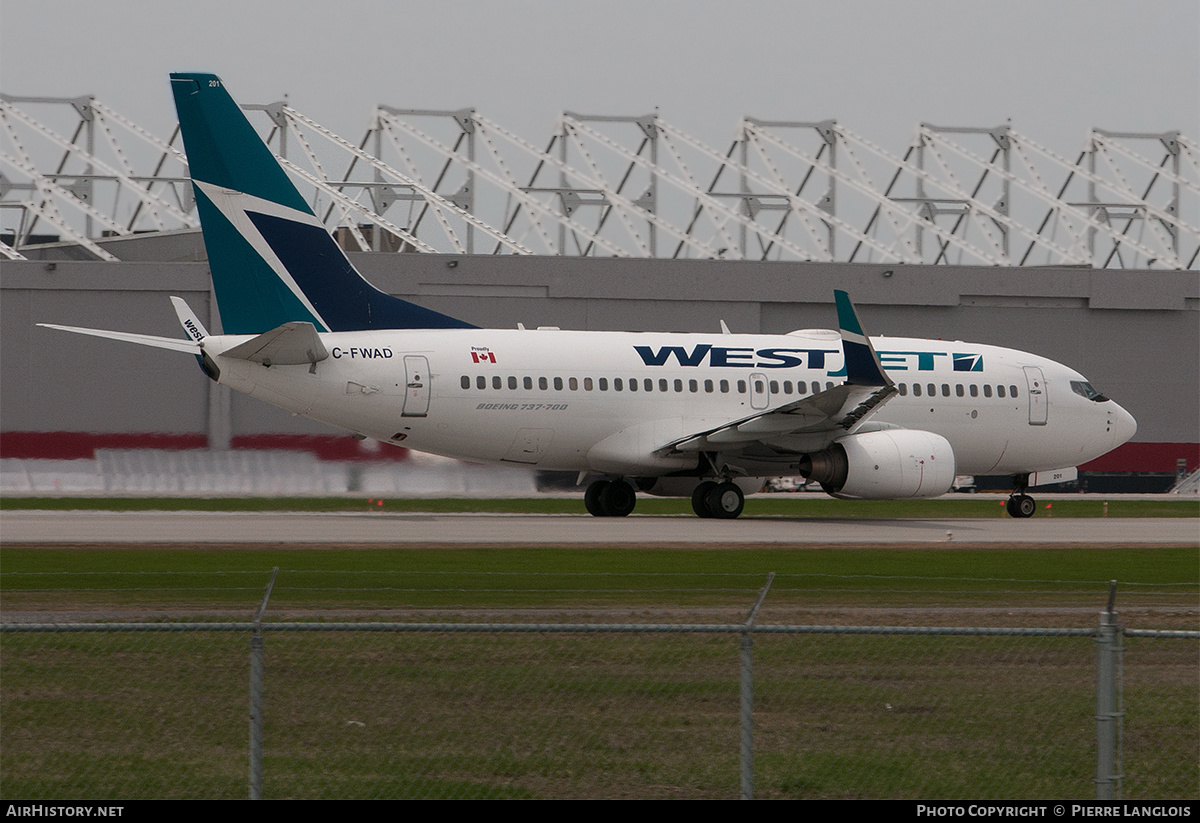 Aircraft Photo of C-FWAD | Boeing 737-7CT | WestJet | AirHistory.net #261493