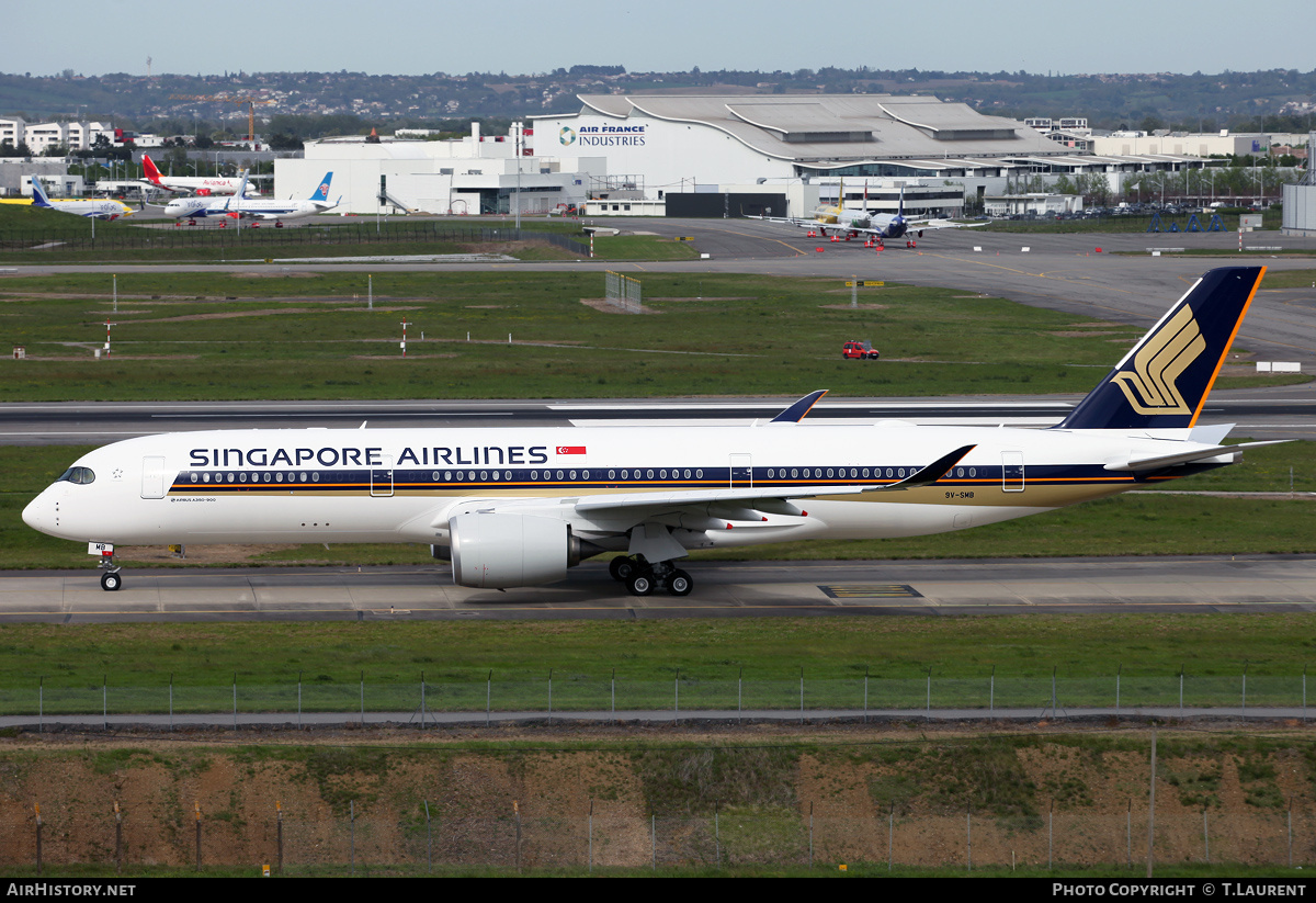 Aircraft Photo of 9V-SMB | Airbus A350-941 | Singapore Airlines | AirHistory.net #261504